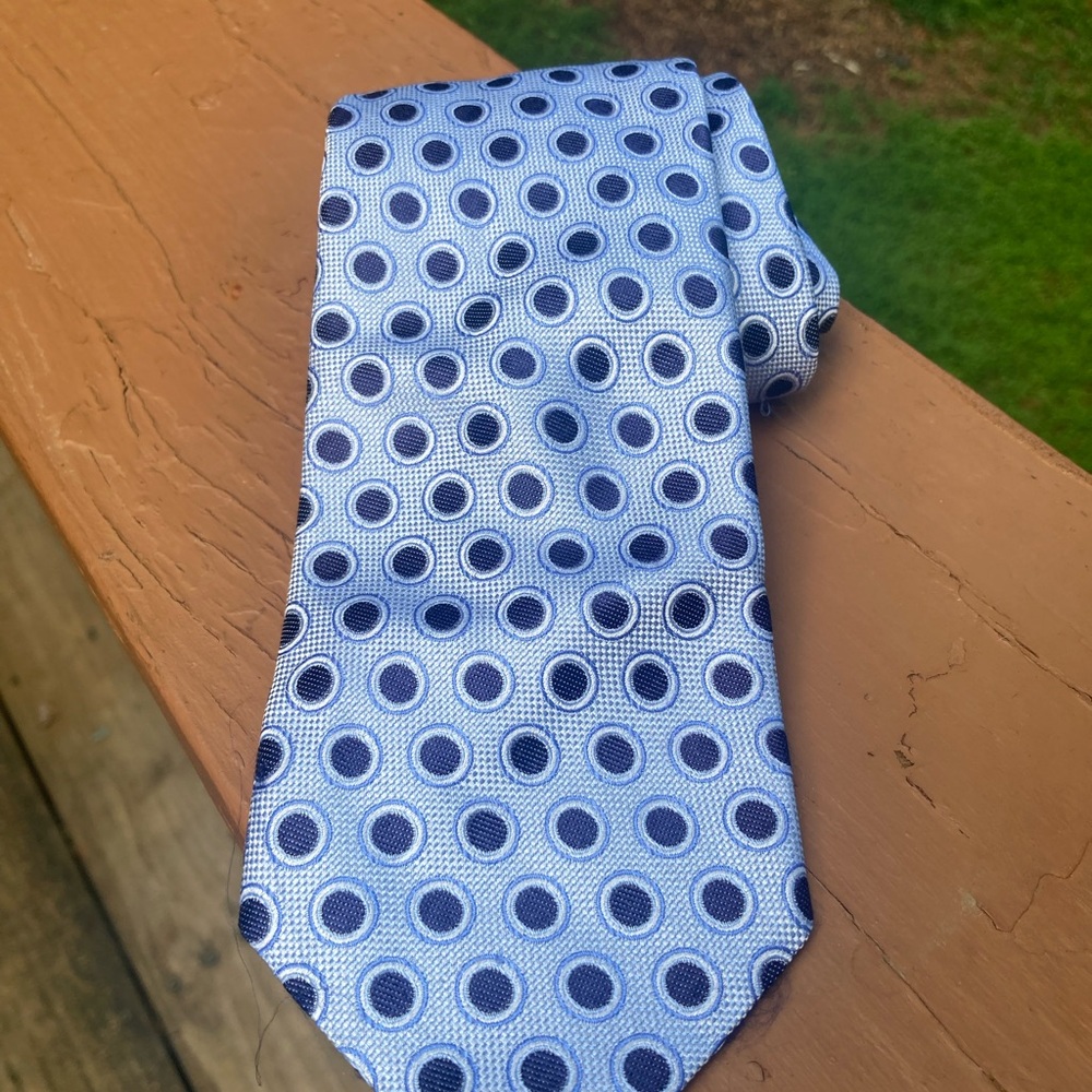 Nautica blue silk tie